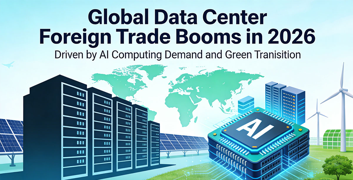 Global Data Center Foreign Trade Booms in 2026, Driven by AI Computing Demand and Green Transition
